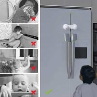 قفل أمان للأطفال لاصق 3قطع لمنع التصرفات الخاطئة و...