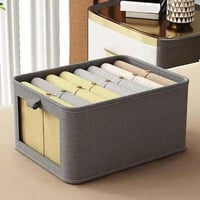 صناديق تخزين قماش، منظم دولاب، مع دعامات لفرد الصن...