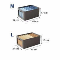 صناديق تخزين قماش، منظم دولاب، مع دعامات لفرد الصن...