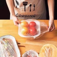 اغطية حفظ الطعام بلاستيك 180 قطعة لتغطية الأطعمة ا...