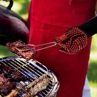 قفازات الشواء والفرن مقاومة للحرارة مصنعه من مواد...