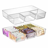 منظم اكريليك للمكياج والاكسسوار والأشياء الصغيرة 4...