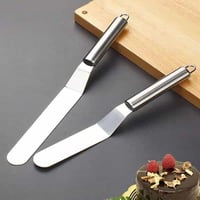 ملاعق تزيين الكيك ستانلس ستيل قطعتين للمطبخ لتوزيع...