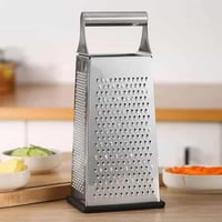 مبشرة يدوية خضار وأجبان ستانلس ستيل 4 انواع شفرات