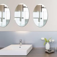 مرايا لاصقه جدارية بأحجام وأنواع متعددة للمداخل وا...