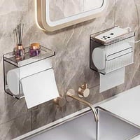 حامل مناديل جداري للحمام والمغاسل رول صغير اكريلك...