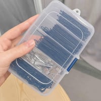 علبة تخزين بلاستيك شفافة مقسمة متعددة الاستخدامات