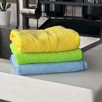 مناشف المطبخ ملونة و ناعمه 3 قطع مقاس 40سم لتمسيح...