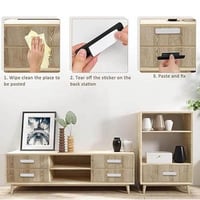 مقابض ادراج ودواليب لاصقة بتصميم أنيق مبتكر سهلة ا...