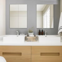 مرايا لاصقه جدارية بأحجام وأنواع متعددة للمداخل وا...