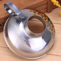 قمع من الفولاذ ألومنيوم فوهة كبيرة لتعبئة العناصر...