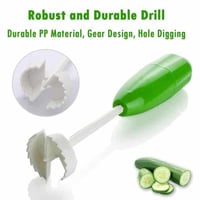 حفارة محشي يدوية 4 احجام مختلفة مصنوعة من البلاستي...