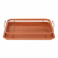 صينية تصفية زيت البطاطس والدجاج وعاء شبكي وصحن لتج...