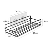 رف للحمام حديد عدد 1 رف للتخزين وترتيب أدوات العنا...