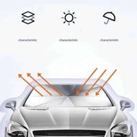 مظلة سيارات داخلية عازلة لضوء الشمس تمنع تشبع الحر...