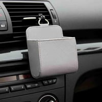 علبة تخزين صغيرة للسيارة من الجلد لحفظ الأشياء الص...