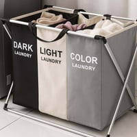 سلات غسيل الملابس المقسمة 1 قطعه قابلة للطي تأتي ب...