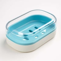 علب صابون مع غطاء شفاف للحفاظ على نظافة الصابون من...