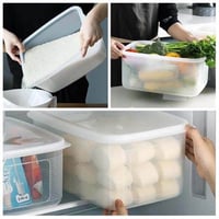 حافظة طعام كبيرة بلاستيك لتخزين وحفظ المأكولات الم...
