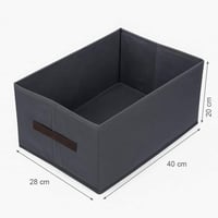 صناديق تنظيم الملابس قماش 3 قطع قابله للطي 40سم