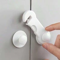 قفل أمان للأطفال لاصق 3قطع لمنع التصرفات الخاطئة و...