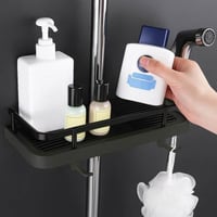 رفوف حمامات بلاستيك 1 قطعه مقاوم للماء والرطوبة سه...