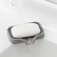 قاعدة صابون سيليكون مقاومة للماء للحمامات والمغاسل...