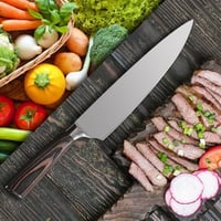 سكاكين المطبخ ستيل بمقبض خشبي وشفرة حادة لتقطيع ال...