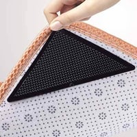 مثبت سجاد وموكيت سيليكون لاصق 4 حبات للأرضيات النا...