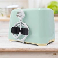 حامل منظم اسلاك الاجهزة بلاستيك لاصق لترتيب ولف اس...