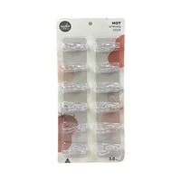 علاقات ملابس لاصقة شفافة جدارية 5 خطافات مقاومة لل...