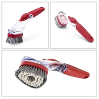 فرشاة تنظيف مع موزع صابون مزودة بمرش للماء و الصاب...