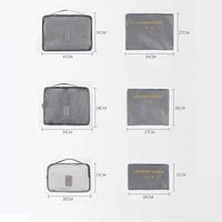 منظمات شنط السفر 6 قطع لتنظيم وترتيب حقيبة السفر ب...