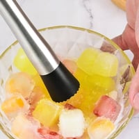 هراسة ستيل للبطاطس والخضار بمقبض مريح وعملي لهرس و...