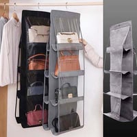 منظم حقائب يدوية 8 خانات بخطاف تعليق لتنظيم مساحة...