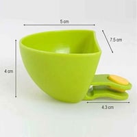 صحن تقديم صوص مع طرف تعليق على الأطباق لوضع الصوصا...