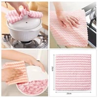 فوط للمطبخ صغيره ملونه 10 قطع لتجفيف الاواني وتنظي...