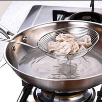 ملعقة قلي ستيل كبيرة مقاومة للصدأ لتسهيل عملية الق...