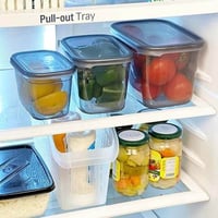 حافظات بلاستيك بغطاء صناعة تركية صغيرة 3 قطع بأحجا...