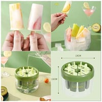 قالب ايسكريم بلاستيك 8 خانات لصنع الايسكريم داخل ا...