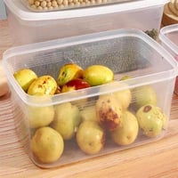 حافظة طعام كبيرة بلاستيك لتخزين وحفظ المأكولات الم...