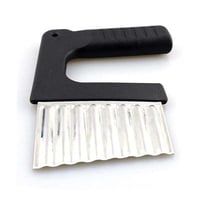 قطاعة بطاطس شفرة مموجه حادة لتقطيع البطاطس الى شرا...