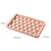 قالب ثلج دائري لصنع كرات الثلج متوسطة الحجم لتبريد...