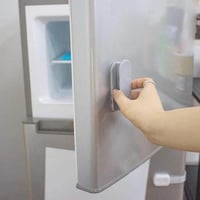 مقابض دواليب وادراج لاصقة شكل بيضاوي لون رصاصي أني...