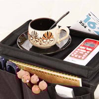 منظم الكنب وطاولة تنظيم وتخزين ريموتات وترتيب غرفة...