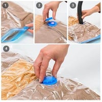 اكياس تخزين الملابس المفرغة من الهواء بواسطة الشفط...