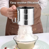 منخل دقيق ستيل مقاوم للصدأ لتنقية الدقيق من الشوائ...