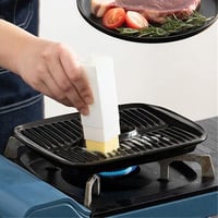 حامل موزع زبدة بلاستيك بغطاء لتسهيل دهن المأكولات...