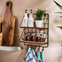 طقم علب بهارات زجاج صغيرة 5 قطع بغطاء محكم الاقفال...