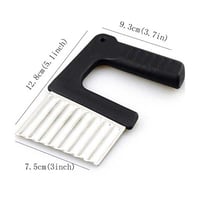 قطاعة بطاطس شفرة مموجه حادة لتقطيع البطاطس الى شرا...